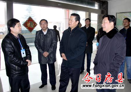 省委副书记张昌尔来我县调研