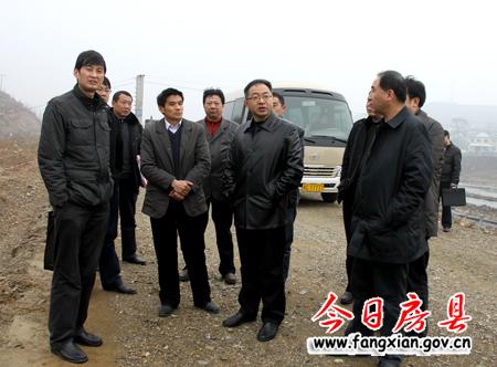 朱光洪调研工业园基础设施建设情况