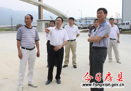 朱光洪调研部分重点项目建设和企业运行情况