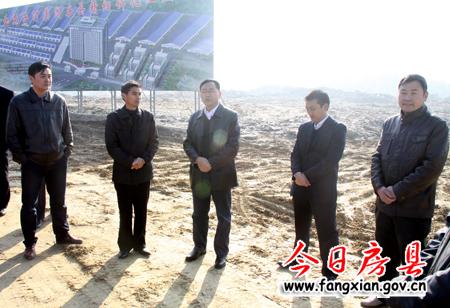 朱光洪调研部分重点项目建设情况