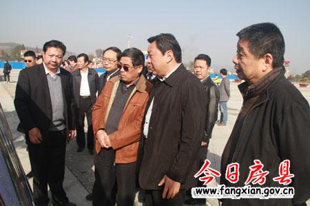 创建国家园林城市考察组来我县检查验收