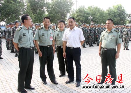 省检查组充分肯定我县国防动员工作