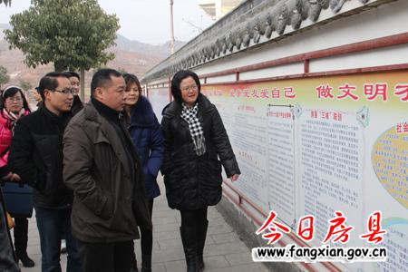 省文明办领导来我县调研精神文明创建工作