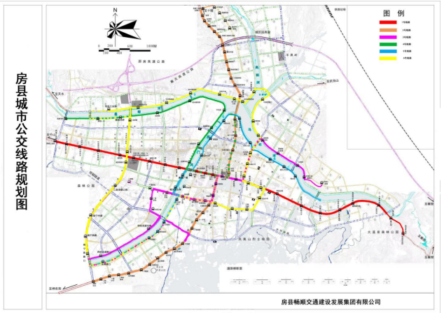 关于开通房县城区公交线路运营的公告