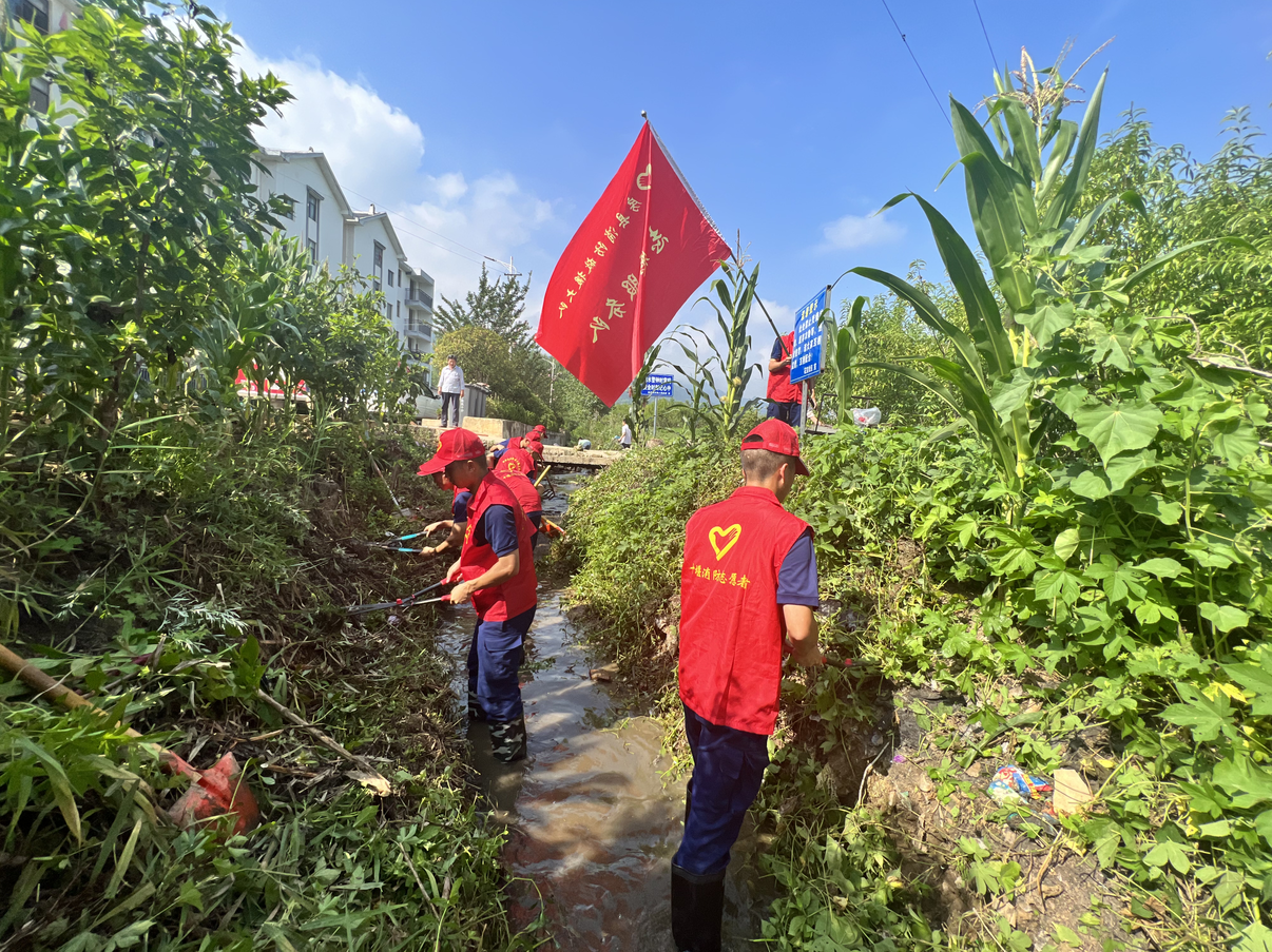 房县消防开展志愿服务活动助力创文提升行动