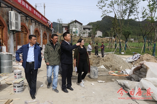 纪道清调研黄酒民俗村开业筹备情况