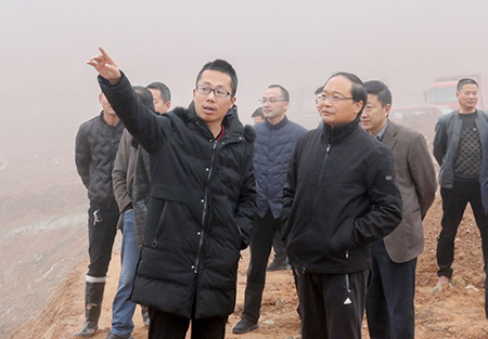 蔡贤忠调研房县循环经济产业园建设