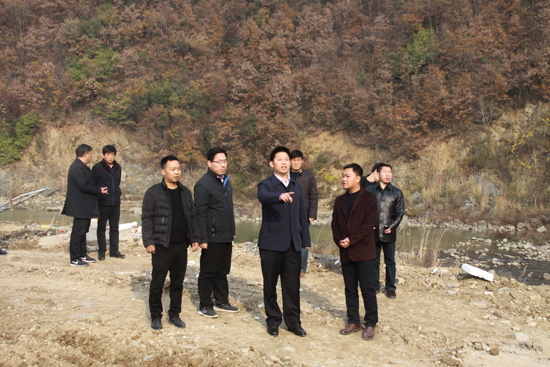 纪道清到尹吉甫镇调研产业发展及精准扶贫工作