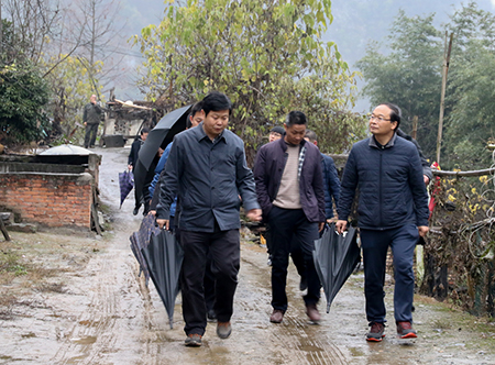 陈新武来房调研精准脱贫工作