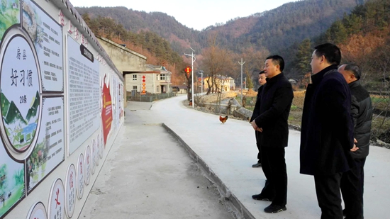 肖大有督导检查五台红场“四好”创建