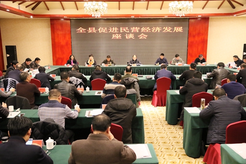 房县促进民营经济发展座谈会召开