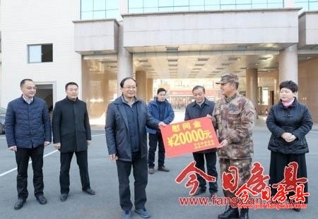 蔡贤忠纪道清率队开展春节走访慰问