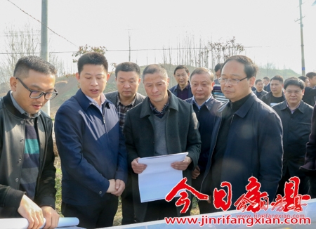 蔡贤忠纪道清调研环城南路项目建设