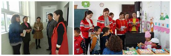 总参幼教专家来青峰中心幼儿园传经送宝