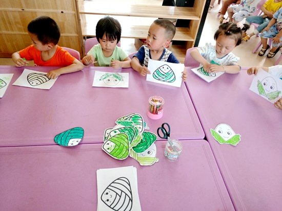 军店镇中心幼儿园开展端午节系列教育活动