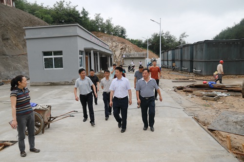 纪道清调研城区水污染防治项目