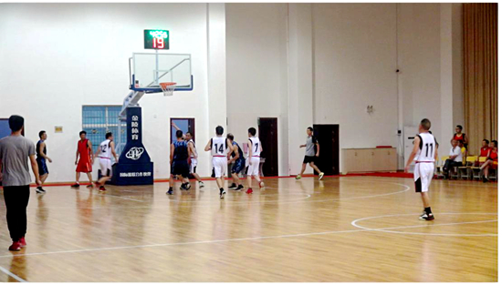 房县教育系统篮球运动会开幕