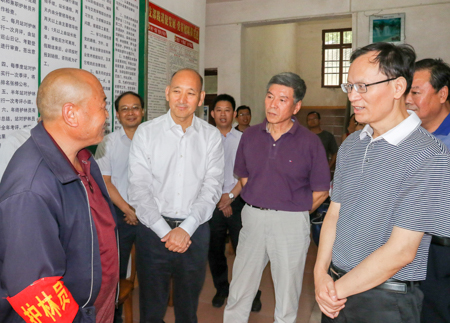 国家林业和草原局副局长李树铭来房调研林业工作