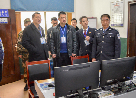 陈伟检查监管场所安全管理工作