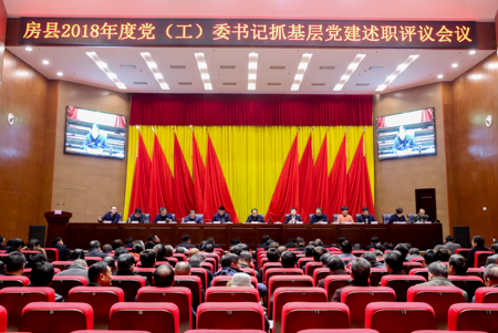 蔡贤忠主持召开2018年度党（工）委书记抓基层党建述职评议会