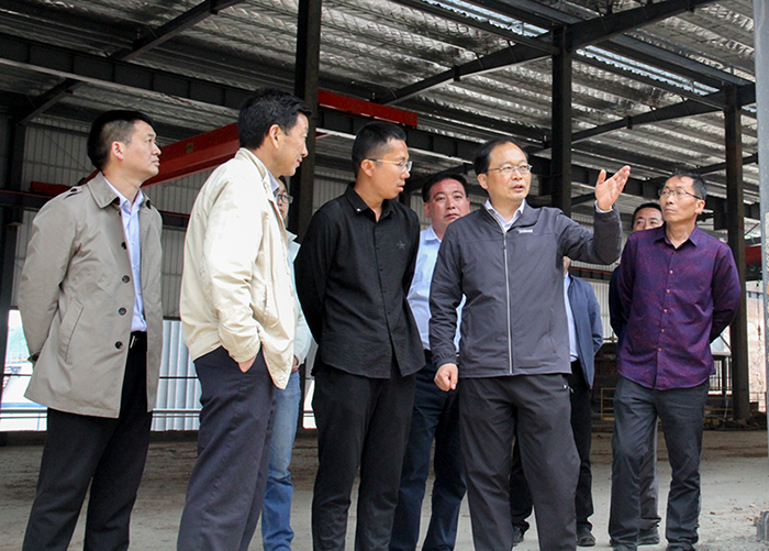 蔡贤忠调研循环经济产业园建设推进情况