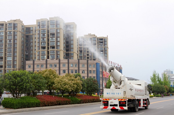 房县喷水清新人居空气环境