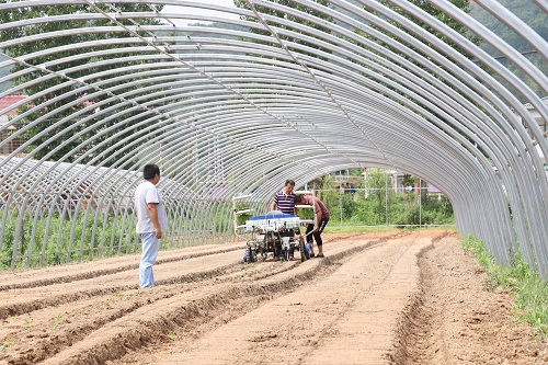 湖北省蔬菜生产机械化试验示范机具移交仪式在房县举行