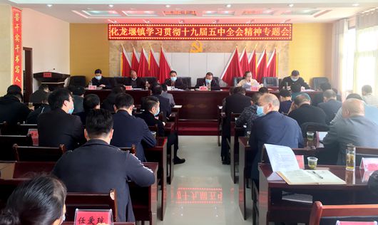 化龙堰镇学习贯彻党的十九届五中全会精神