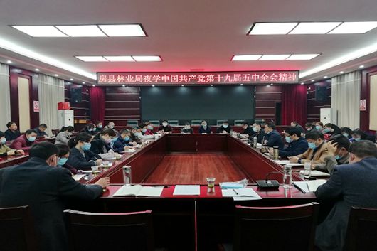 县林业局夜学党的十九届五中全会精神