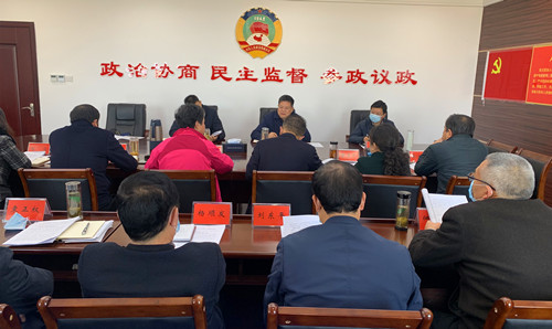 市政协来我县督导检查政协工作