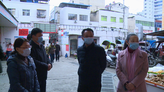 省督查组来我县督查市场监管领域常态化疫情防控工作
