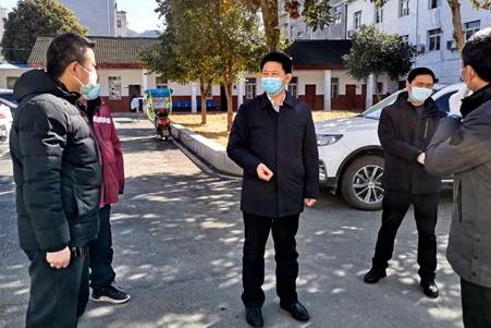 纪道清到土城大木督导疫情防控工作