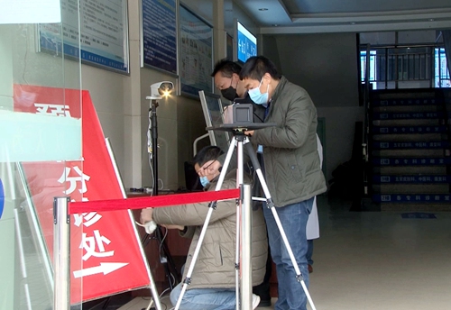 房县首台5G红外热成像测温仪“上岗”