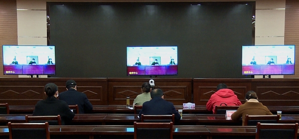 我县集中收看省、市援鄂抗疫医疗队服务保障工作视频会