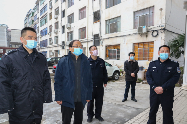 蔡贤忠检查指导看守所及福利院等特殊场所疫情防控工作