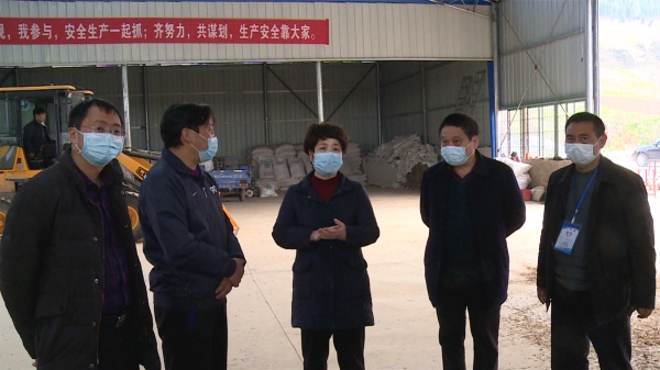 刘运梅调研我县春耕生产