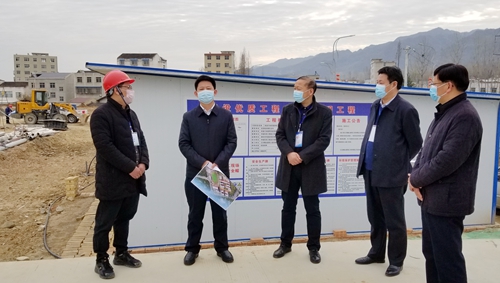 纪道清调研重点项目复工情况