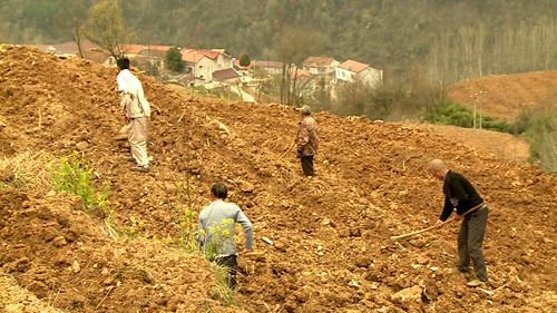 尹吉甫镇沈家湾村：  抢抓农时备春播