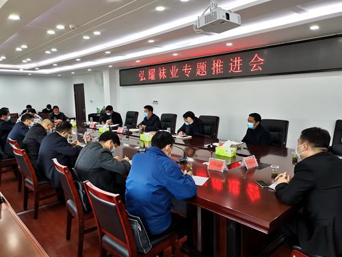 纪道清主持召开弘耀袜业专题推进会