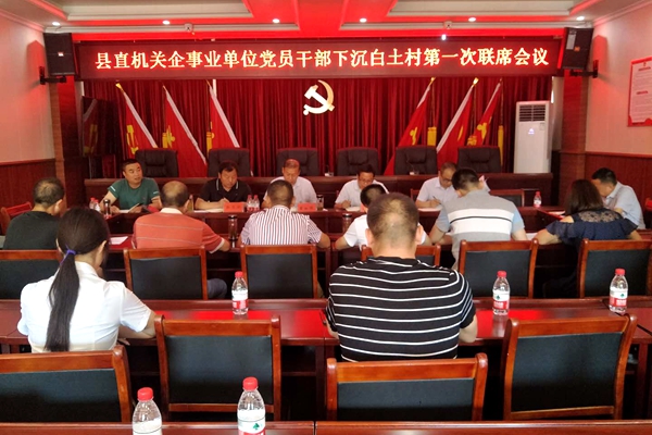 县直机关企事业单位党员干部下沉白土村第一次联席会议召开