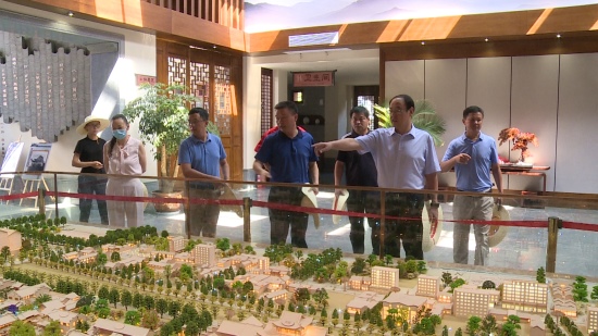 河北省馆陶县考察团来我县参观考察乡村旅游