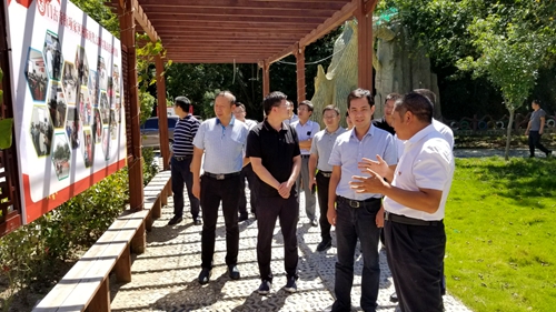 门古寺镇项家河村迎“全国文明村”创建考核