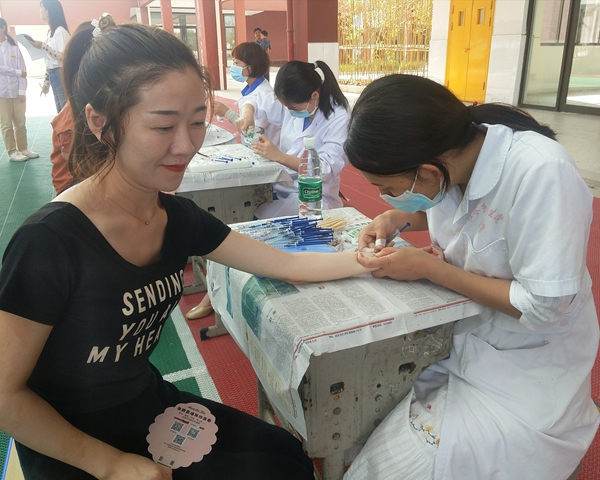 红塔镇卫生院走进思源实验学校开展结核病筛查工作