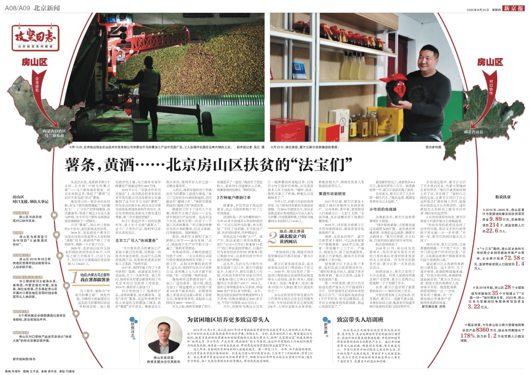 湖北脱贫代表进京学艺回乡开网店卖自产黄酒