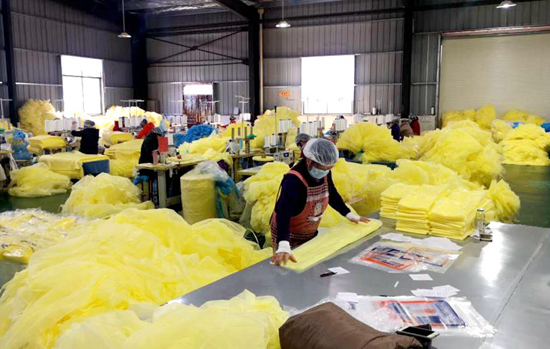 扶贫车间产品出口创汇