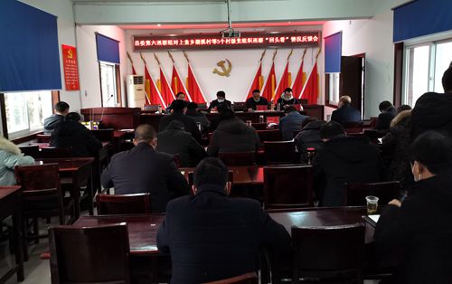 县委第六巡察组向上龛乡3个村级党组织反馈巡察情况