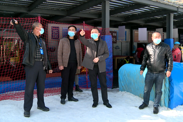 高明哲督导土城镇疫情防控工作