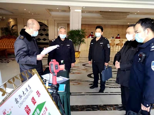 县文旅局：强化联防联控，开展文卫执法