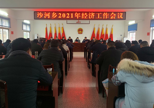 沙河乡召开2021年经济工作会议