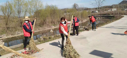 化龙堰镇组织开展“村庄清洁日活动”扮美乡村